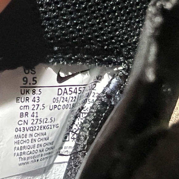 NEW NO BOX 8-14 NIKE VAPOR EDGE ELITE 360 2 'LIGHT SMOKE GREY Football Cleat - Picture 8 of 15